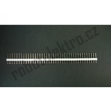 Konektorové kolíky 1x40 pinů, bílé, přímé